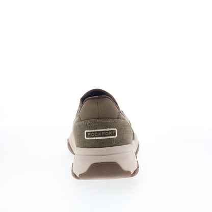 Rockport Reece 2 RMREECE2 Mens Brown Wide Canvas Lifestyle Sneakers Shoes