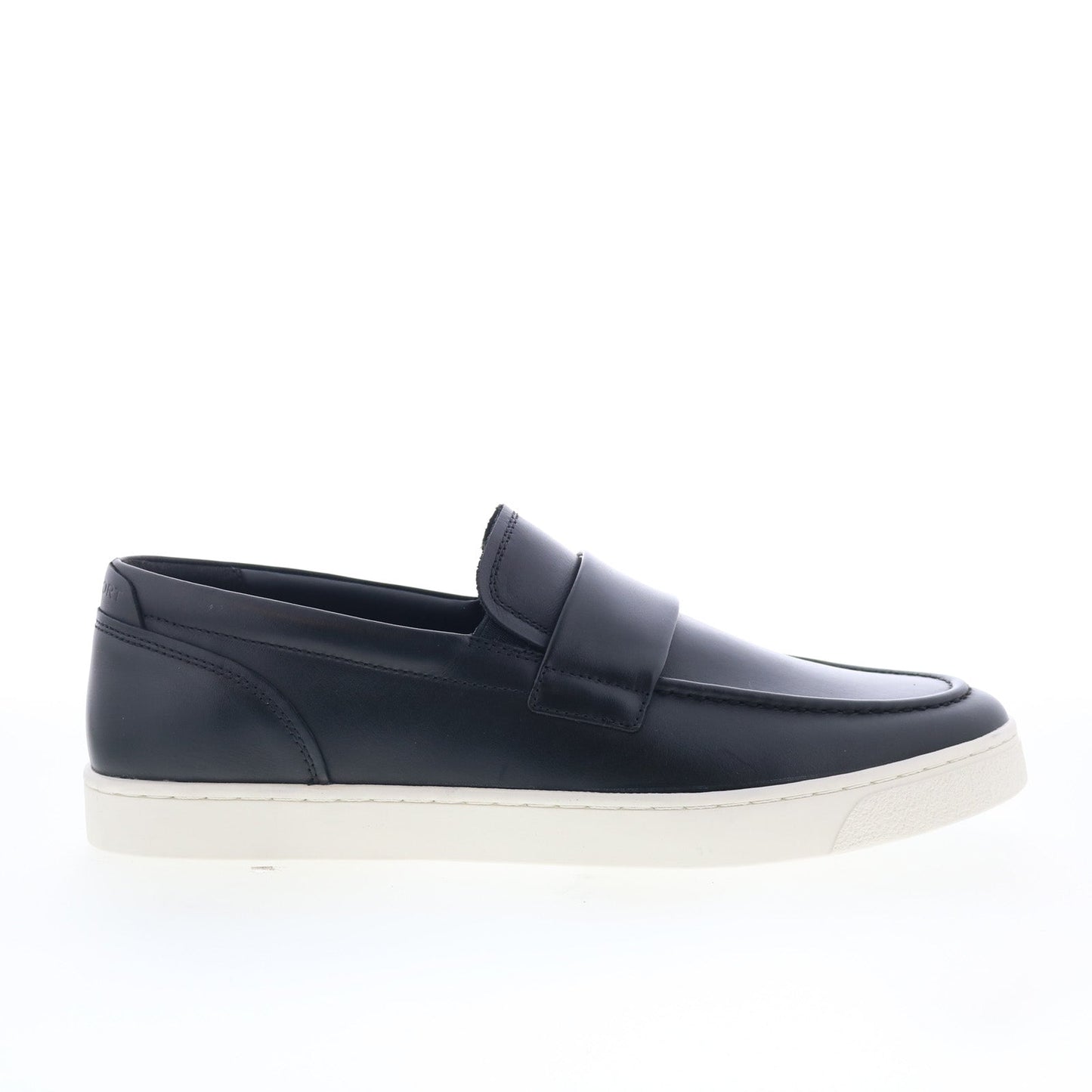 Rockport Reller RMRELLER Mens Black Wide Loafers & Slip Ons Casual Shoes