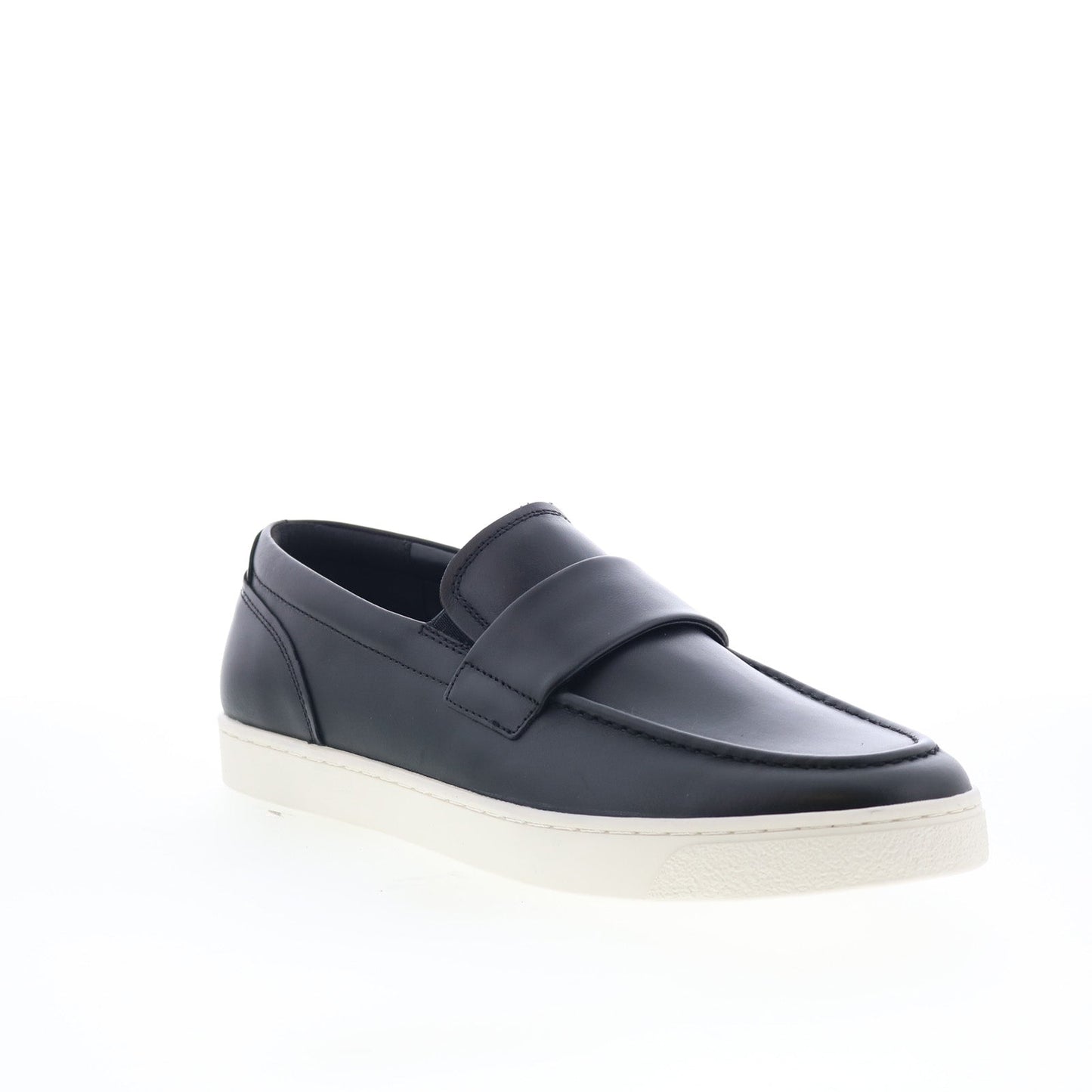 Rockport Reller RMRELLER Mens Black Wide Loafers & Slip Ons Casual Shoes