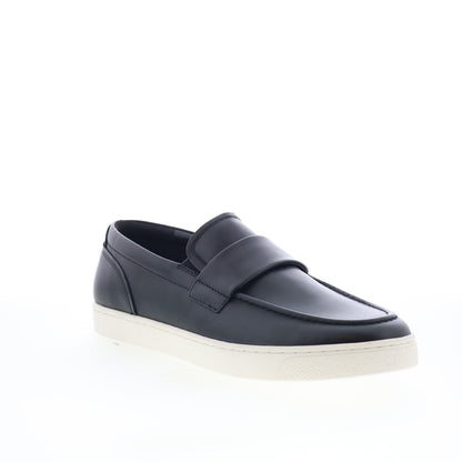 Rockport Reller RMRELLER Mens Black Wide Loafers & Slip Ons Casual Shoes