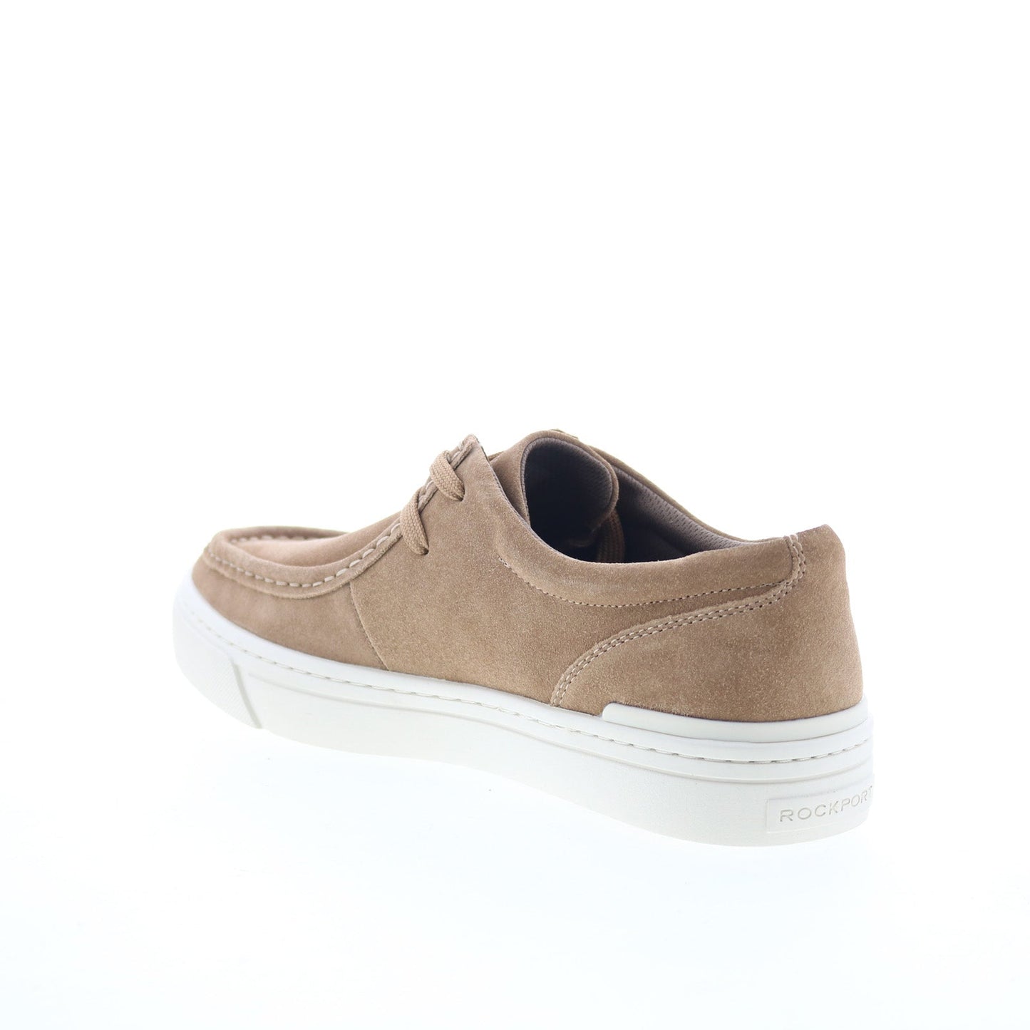 Rockport Terell RMTERELL Mens Brown Wide Suede Lifestyle Sneakers Shoes
