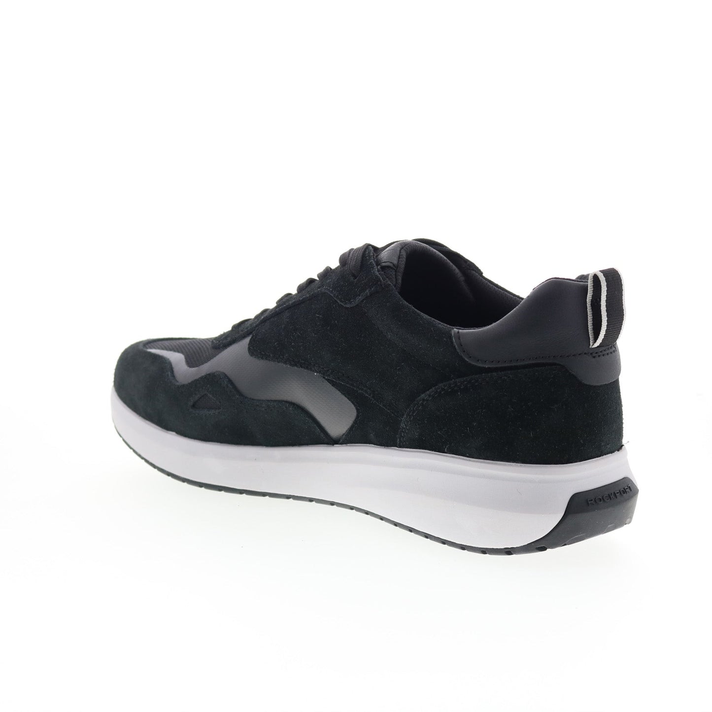 Rockport Total Motion Tilman Mens Black Leather Lifestyle Sneakers Shoes