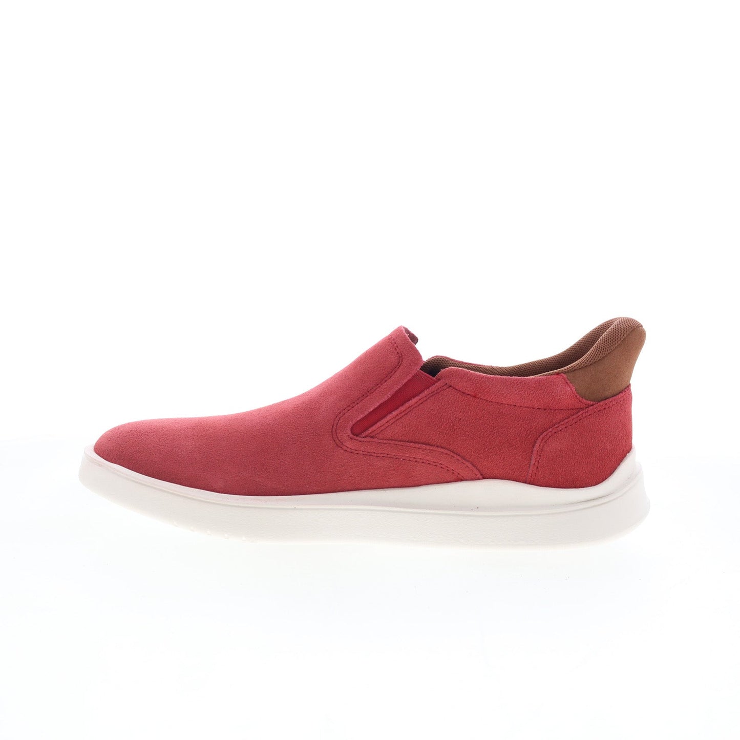 Rockport Tristens RMTRISTENS Mens Red Wide Suede Lifestyle Sneakers Shoes