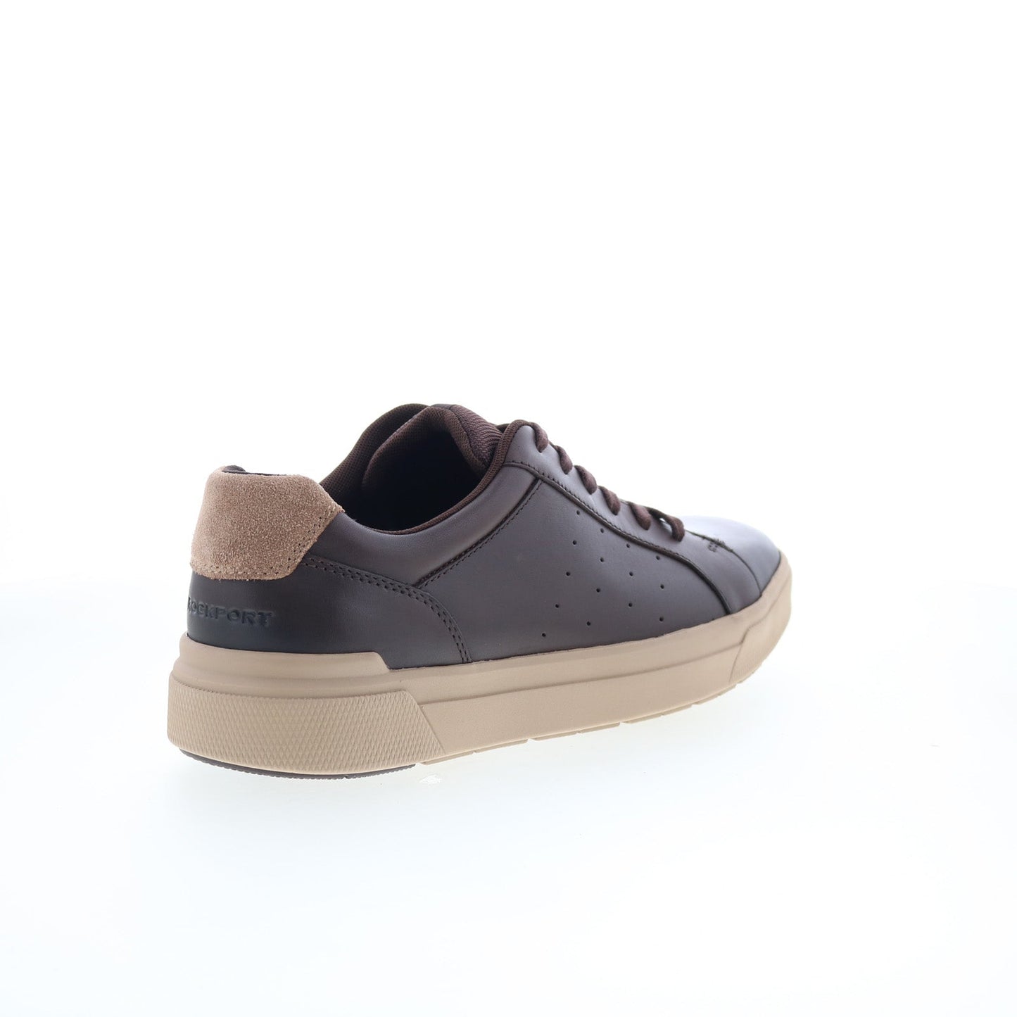 Rockport Total Motion Tarquin Mens Brown Leather Lifestyle Sneakers Shoes