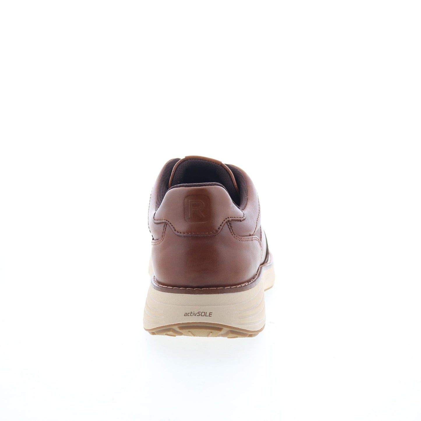 Rockport Weston Mens Brown Wide Leather Lace Up Lifestyle Sneakers Shoes
