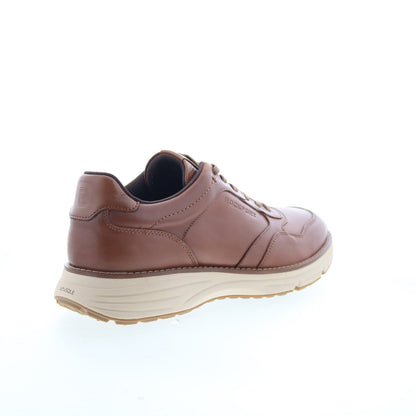 Rockport Weston Mens Brown Wide Leather Lace Up Lifestyle Sneakers Shoes