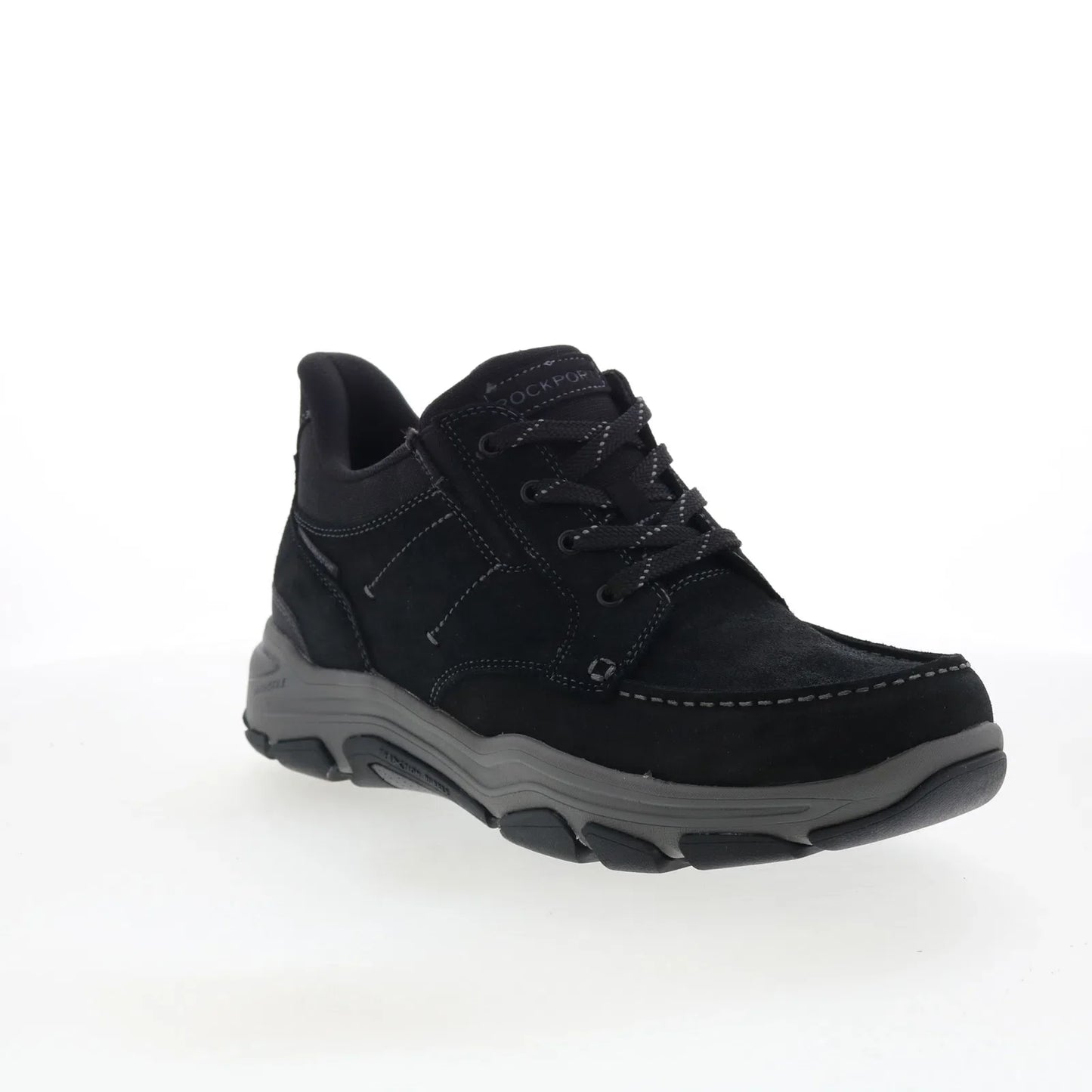 Rockport Ronan RMRONAN Mens Black Wide Leather Lifestyle Sneakers Shoes