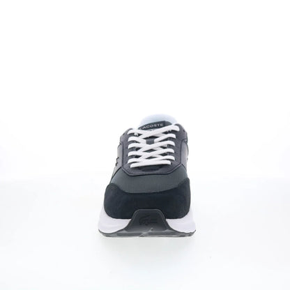 Lacoste Run Set CGR 1261 SMA Mens Gray Suede Lifestyle Sneakers Shoes