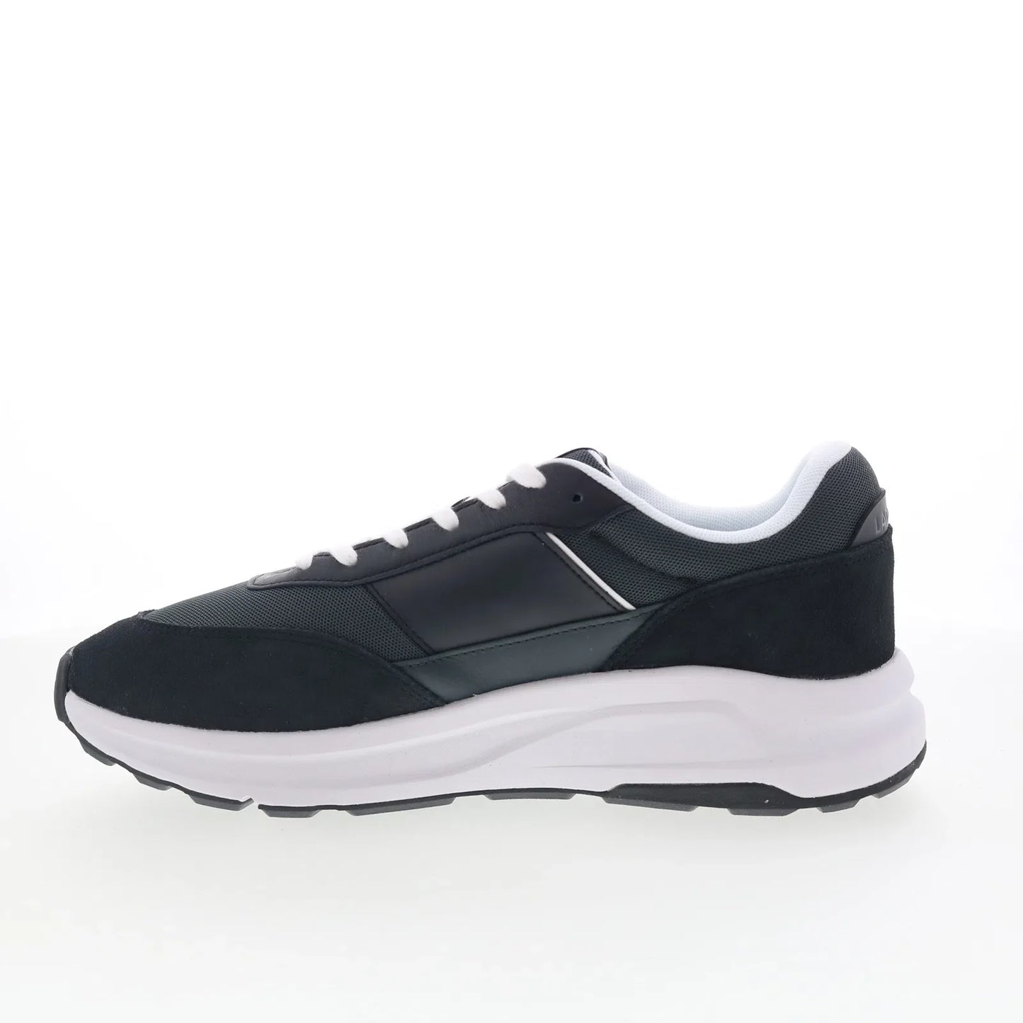 Lacoste Run Set CGR 1261 SMA Mens Gray Suede Lifestyle Sneakers Shoes