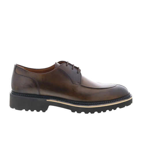 Di Bianco Sc598 Mens Brown Leather Lace Up Oxfords & Lace Ups Casual Shoes