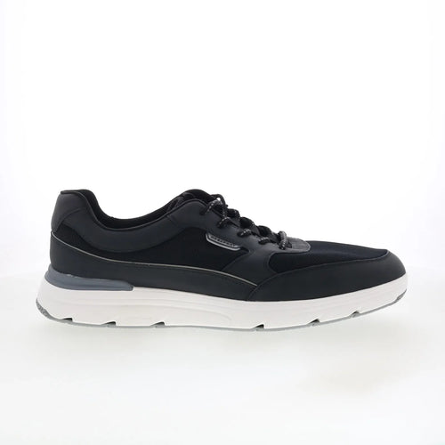 Rockport Seabrook Mens Black Wide Leather Lifestyle Sneakers Shoes