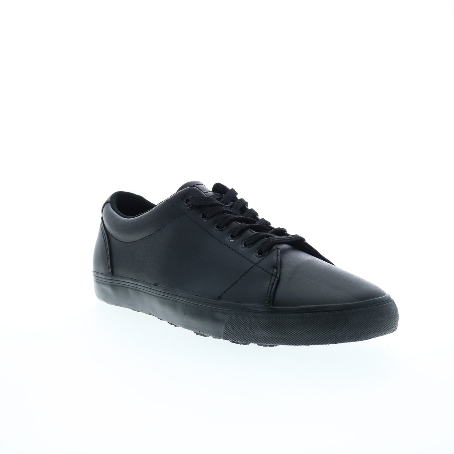 SlipGrips Slip Resistant Shoe Mens Black Wide Athletic Work & Safety Shoes