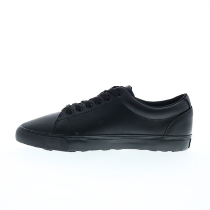 SlipGrips Slip Resistant Shoe Mens Black Wide Athletic Work & Safety Shoes