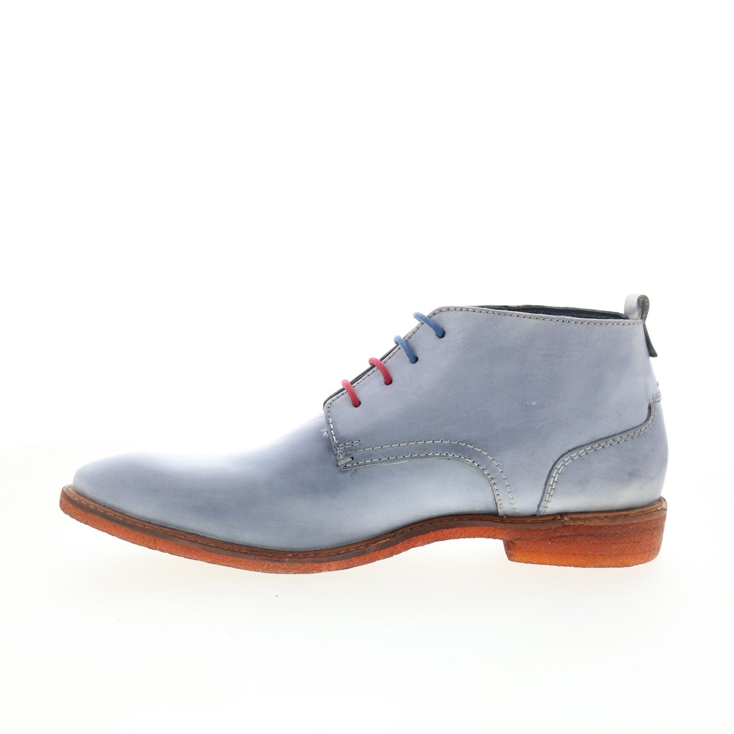 Testosterone Apple Valley T99600 Mens Blue Leather Lace Up Chukkas Boots