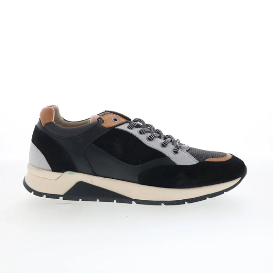 Pajar Telay PDPAS00558.01 Mens Black Suede Lace Up Lifestyle Sneakers Shoes