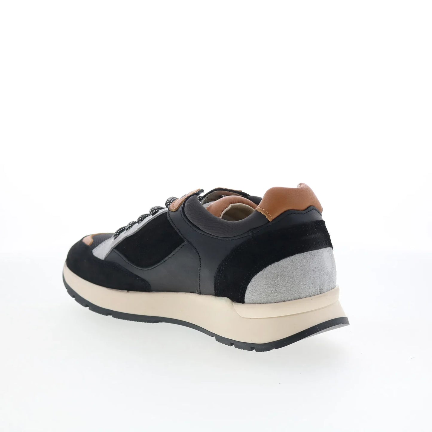 Pajar Telay PDPAS00558.01 Mens Black Suede Lace Up Lifestyle Sneakers Shoes