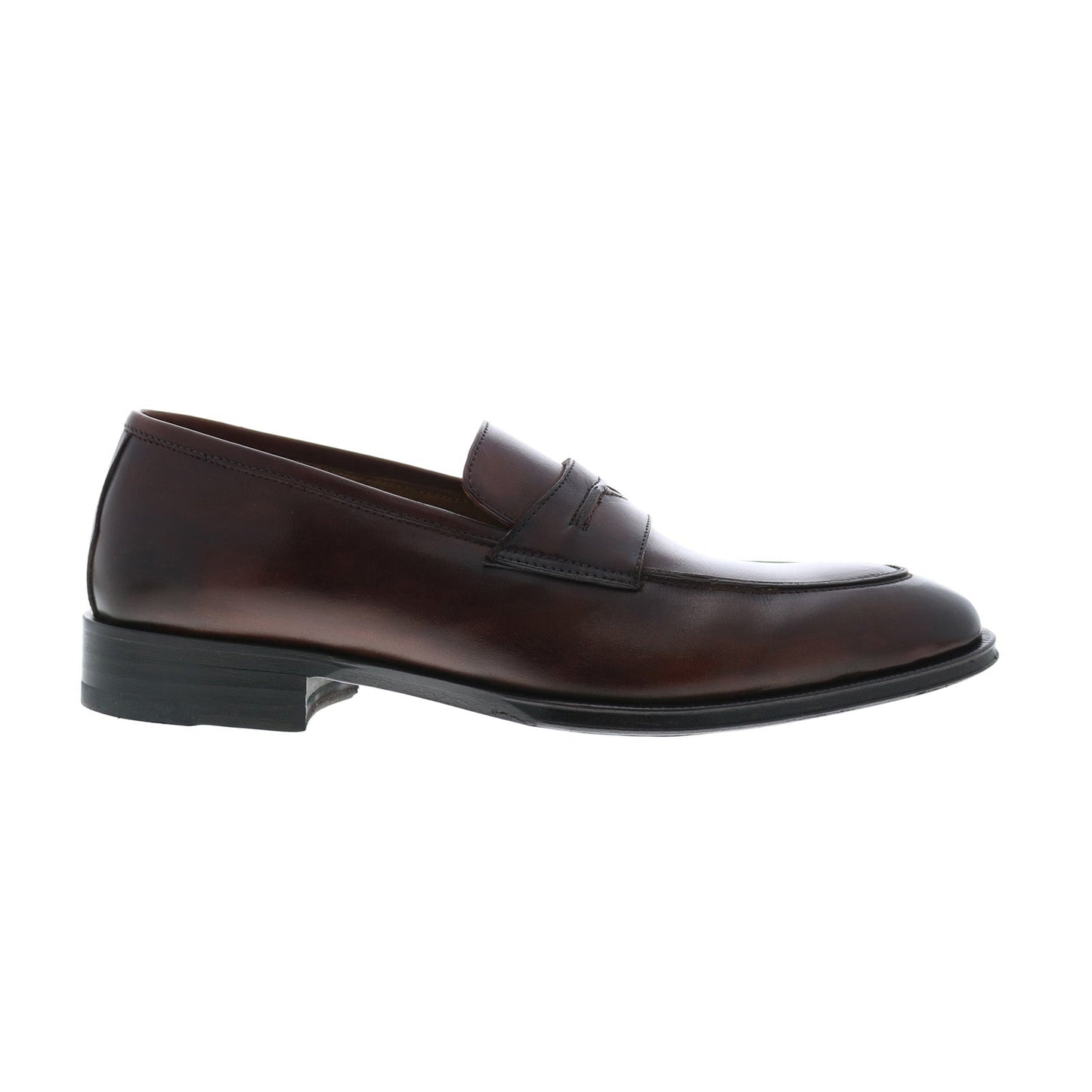 Pastori by Di Bianco Titus Deco Mens Brown Loafers & Slip Ons Penny Shoes