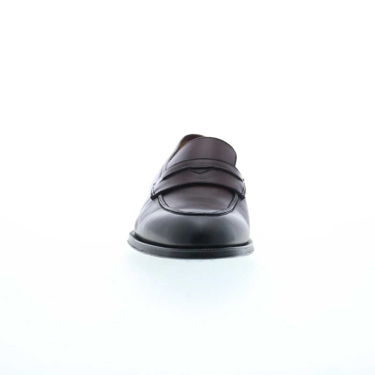 Pastori by Di Bianco Titus Mens Brown Leather Loafers & Slip Ons Penny Shoes