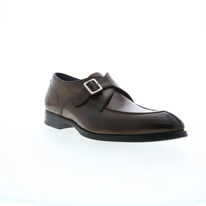Di Bianco Treviso Mens Brown Leather Loafers & Slip Ons Casual Shoes