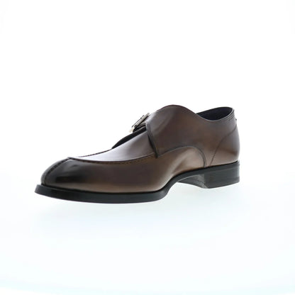 Di Bianco Treviso Mens Brown Leather Loafers & Slip Ons Casual Shoes