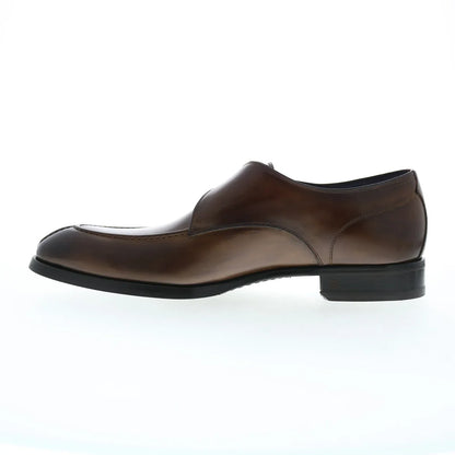 Di Bianco Treviso Mens Brown Leather Loafers & Slip Ons Casual Shoes