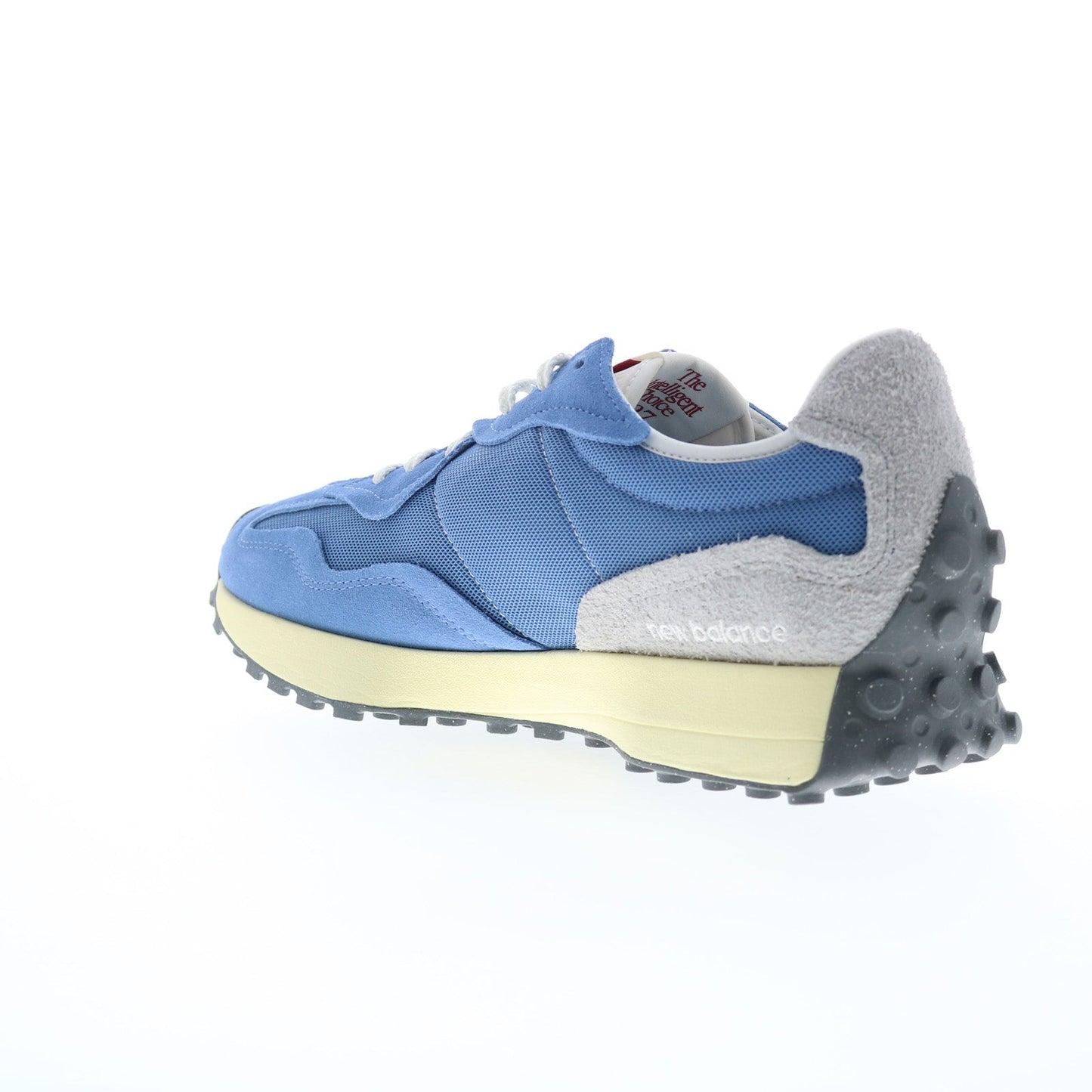 New Balance 327 U327WRA Mens Blue Suede Lace Up Lifestyle Sneakers Shoes