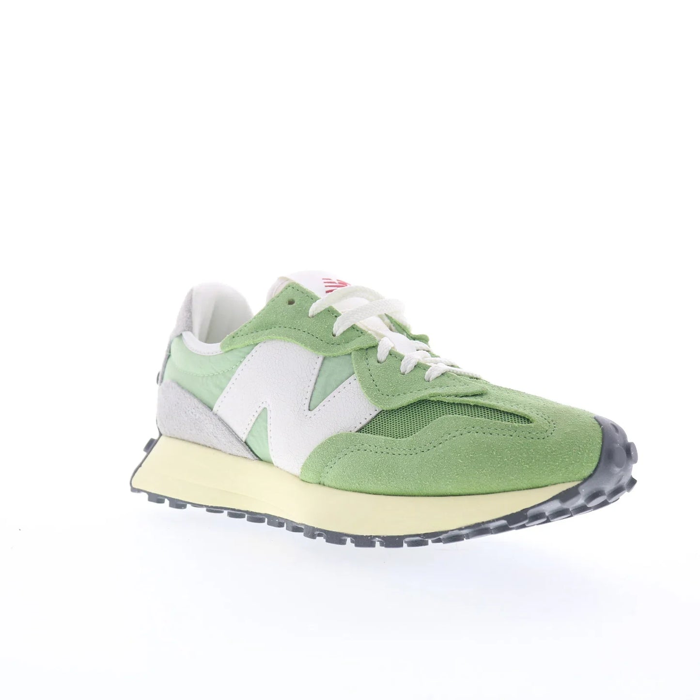 New Balance 327 U327WRD Mens Green Suede Lace Up Lifestyle Sneakers Shoes