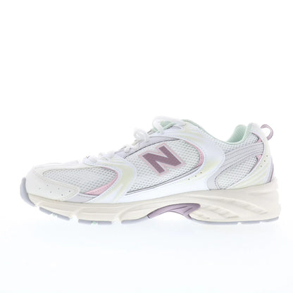New Balance 530 U530NEB Mens White Mesh Lace Up Lifestyle Sneakers Shoes