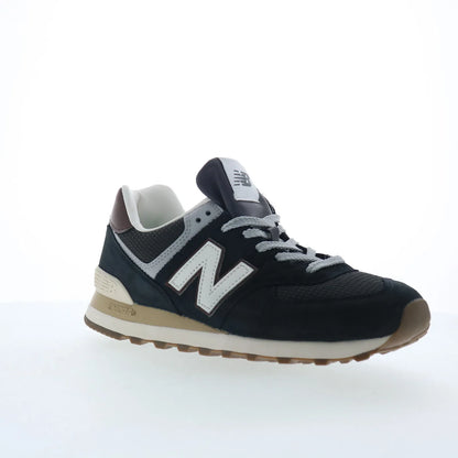 New Balance 574 U5748SB Mens Gray Nubuck Lace Up Lifestyle Sneakers Shoes