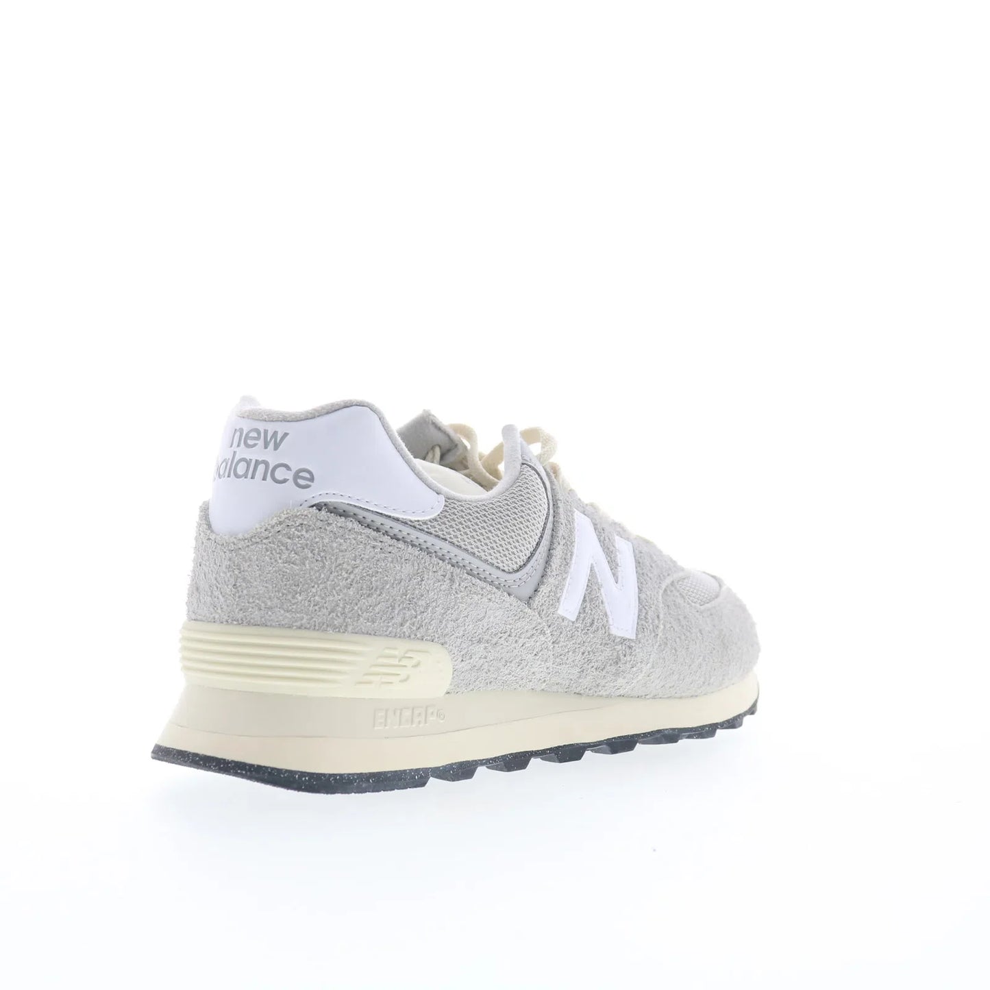 New Balance 574 U574RBL Mens Gray Suede Lace Up Lifestyle Sneakers Shoes
