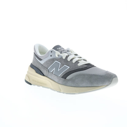 New Balance 997R U997RHA Mens Gray Suede Lace Up Lifestyle Sneakers Shoes