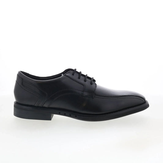 Clarks Un Hugh Way 26169530 Mens Black Wide Oxfords & Lace Ups Casual Shoes