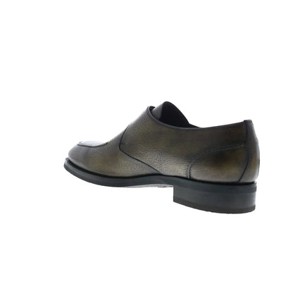 Di Bianco Verona Pecari SBP906 Mens Green Oxfords & Lace Ups Casual Shoes