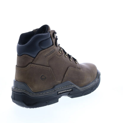 Wolverine Raider DuraShocks CarbonMax 6'' Mens Brown Wide Work & Safety Boots