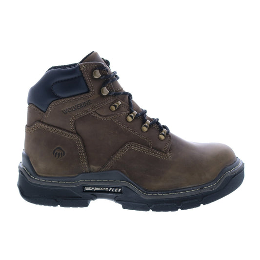 Wolverine Raider DuraShocks CarbonMax 6'' Mens Brown Wide Work & Safety Boots