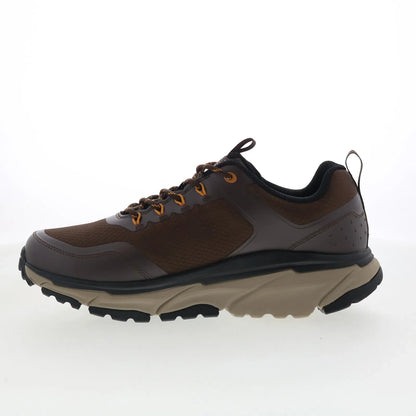 Skechers Waterproof D'Lux Journey - Slate Peak Mens Brown Athletic Shoes