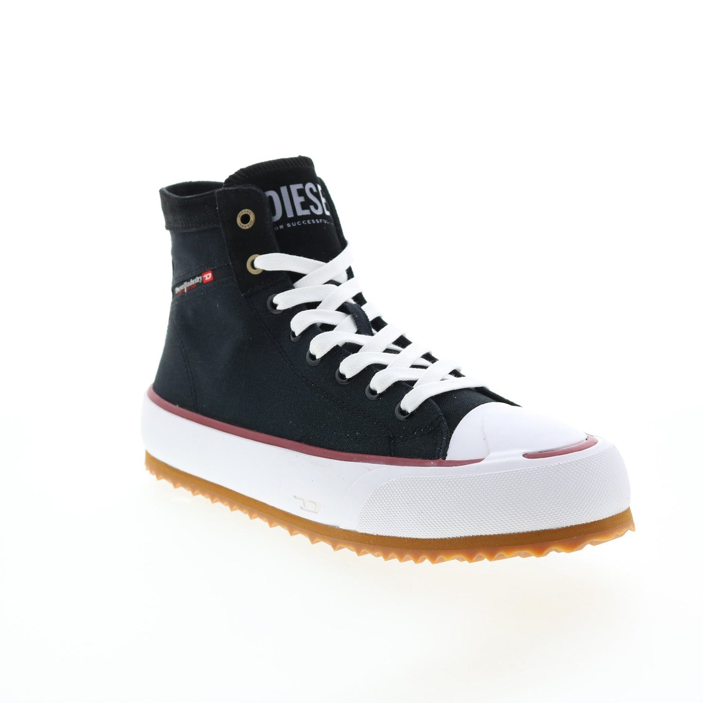 Diesel S-Principia Mid Y02740-P4083-H1527 Mens Black Lifestyle Sneakers Shoes