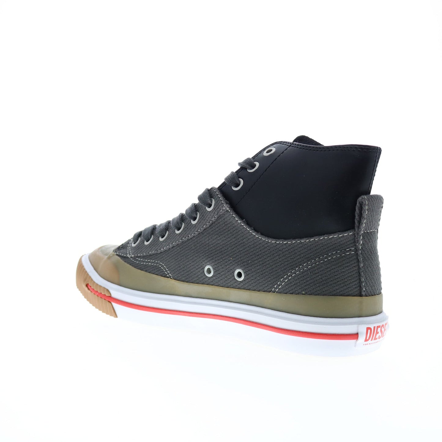 Diesel S-Athos Mid Y02899-P4788-H7646 Mens Gray Lifestyle Sneakers Shoes