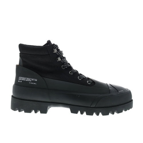 Diesel D-Hiko Boot X Y02964-P0187-T8013 Mens Black Canvas Lace Up Ankle Boots