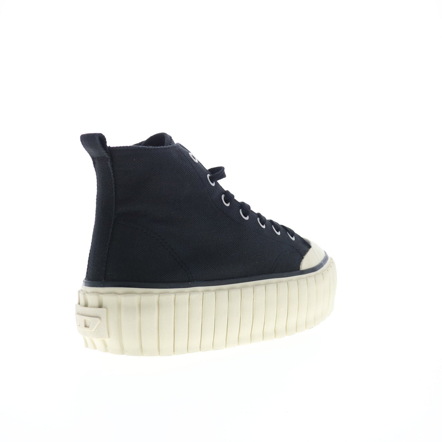 Diesel S-Hanami Mid X Mens Black Canvas Lace Up Lifestyle Sneakers Shoes