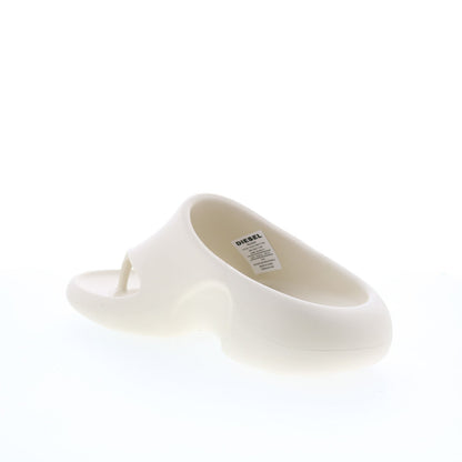 Diesel SA-Maui X Y03191-P5474-T1003 Mens White Flip-Flops Sandals Shoes